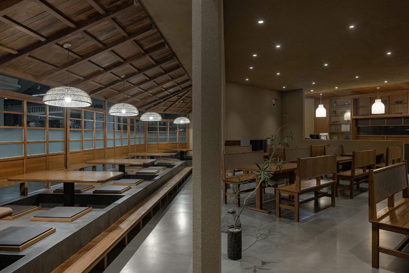 雅致的日式餐厅设计