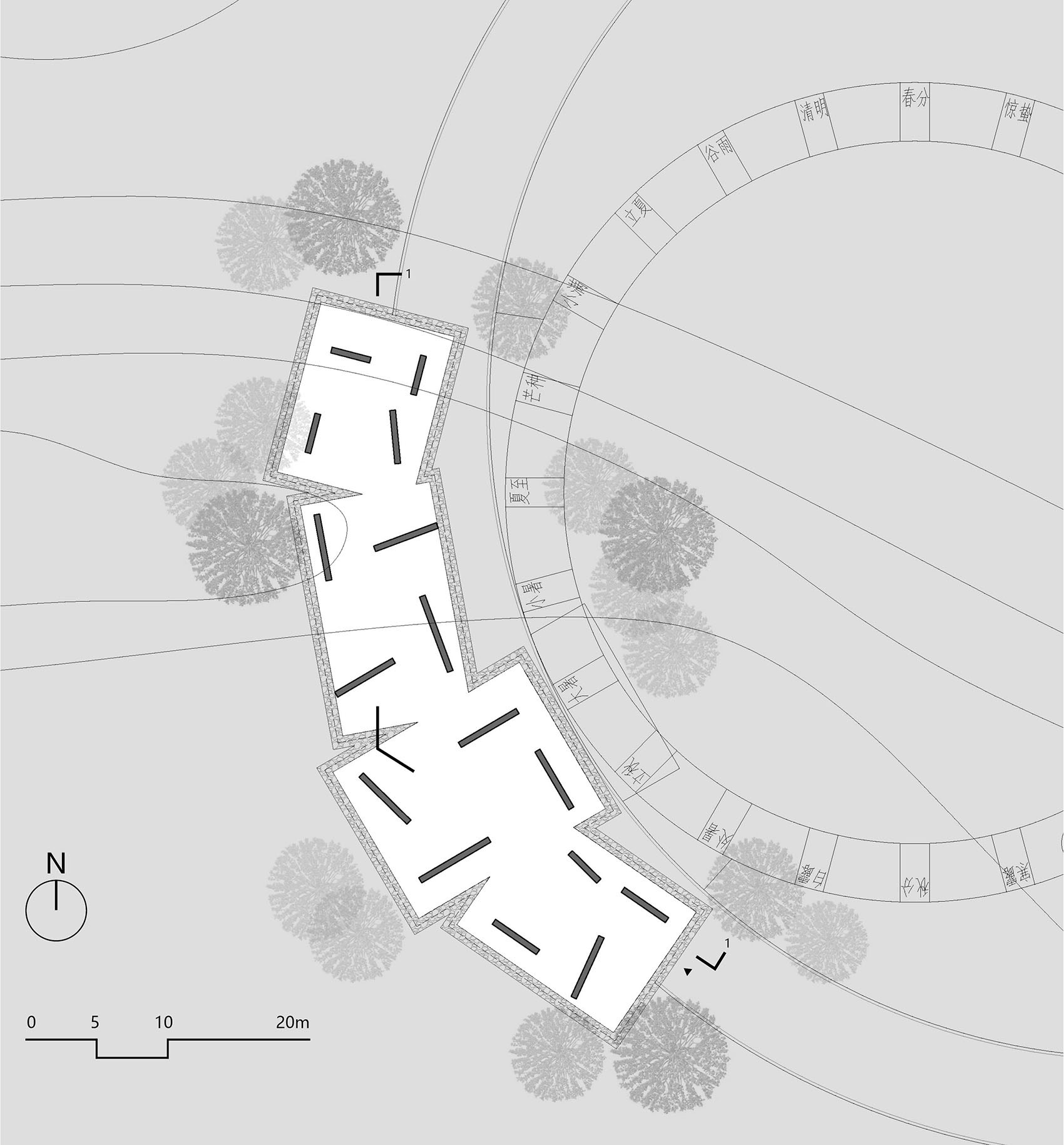 花园连廊平面设计