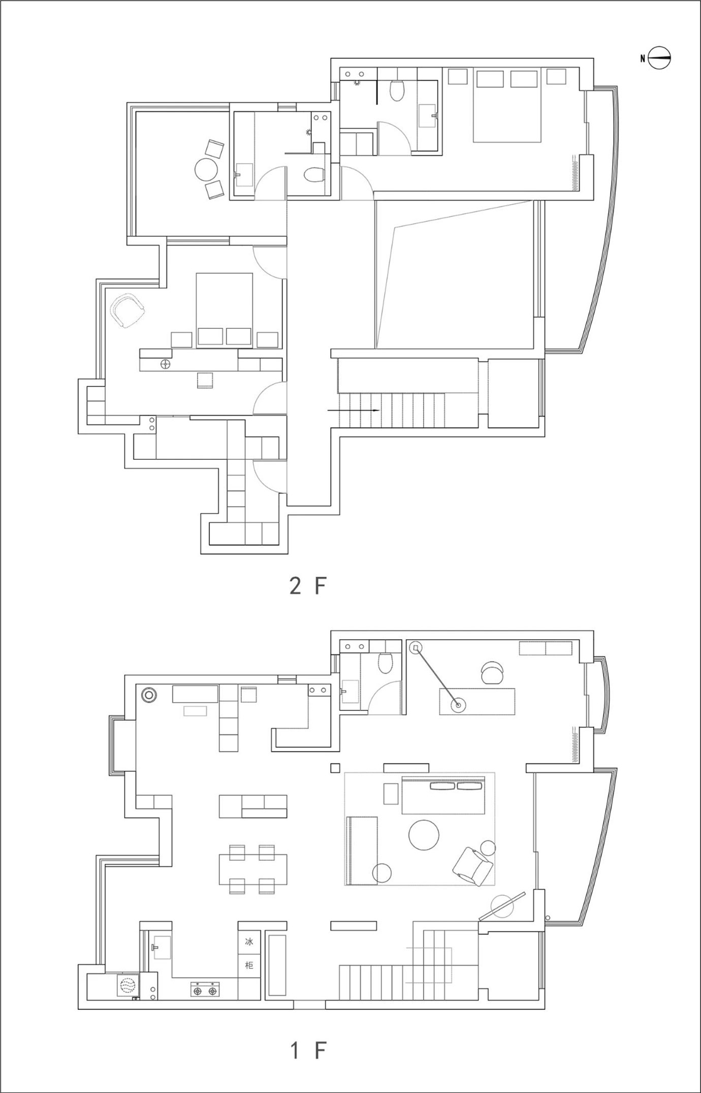 复式公寓平面布置图