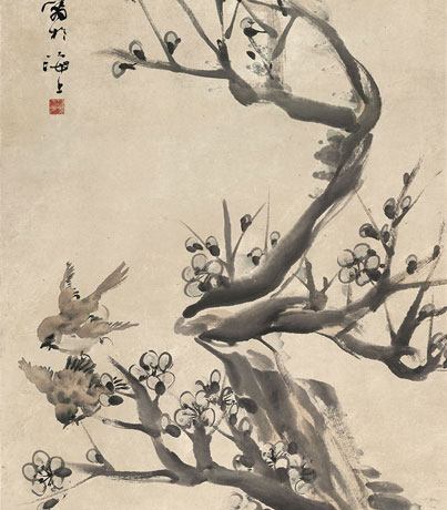 雀图｜清_任伯年