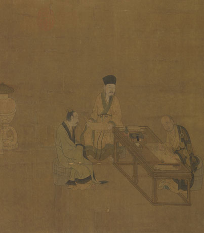 撵茶图｜南宋_刘松年