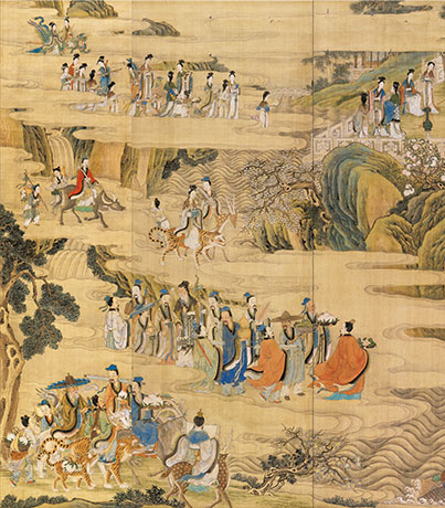 群仙祝寿图_清任_熊
